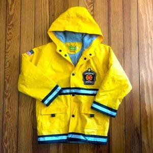Boys Western Chief rain slicker yellow size 6